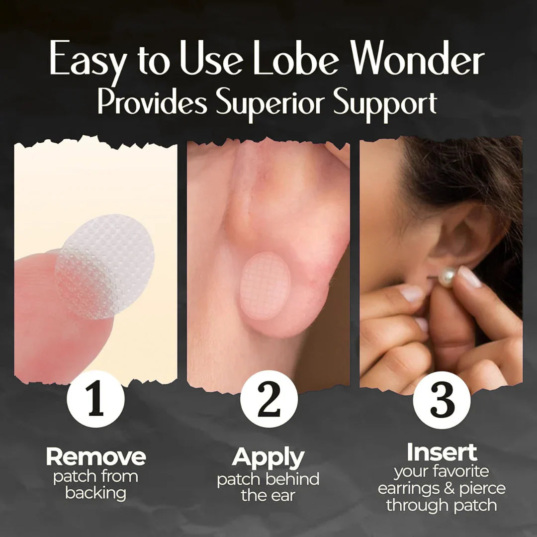 Lobewonder™️ Earlobe Support Patches (100 PCS)